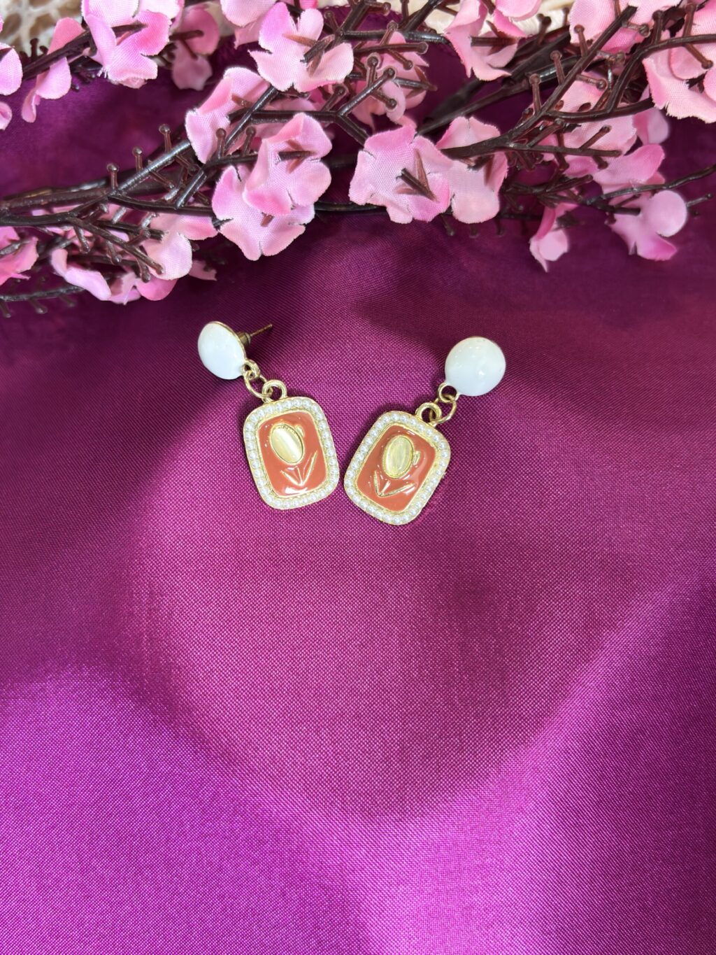 Boho Frame Rust Anti Tarnish Studs