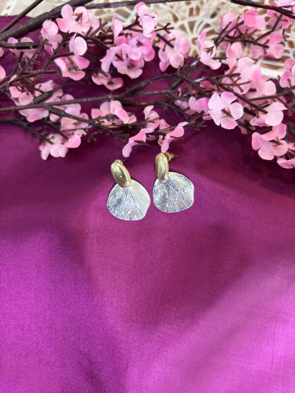 Blush Shell Anti Tarnish Studs - Image 2