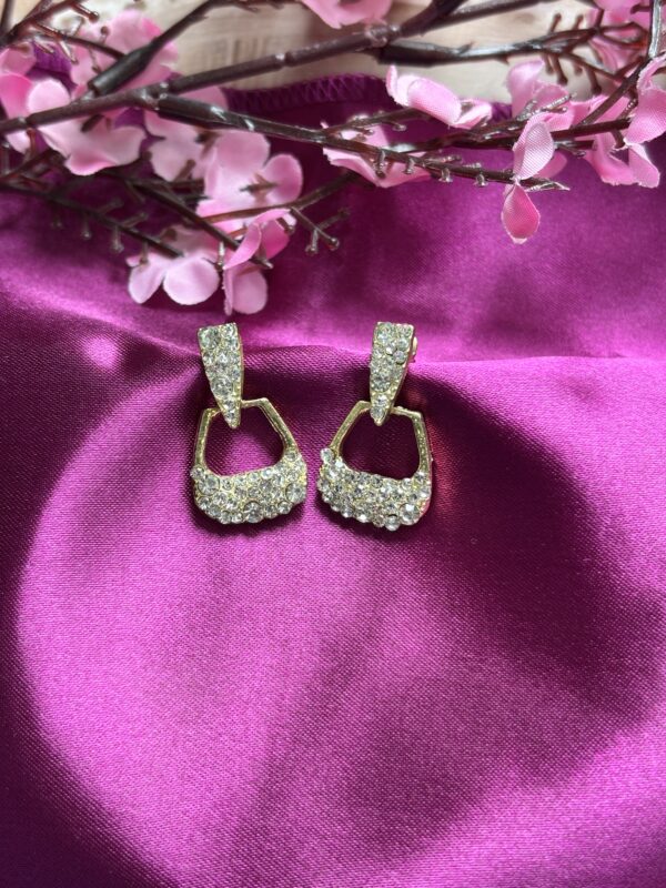 Twilight Petal Pearl Studs - Image 2