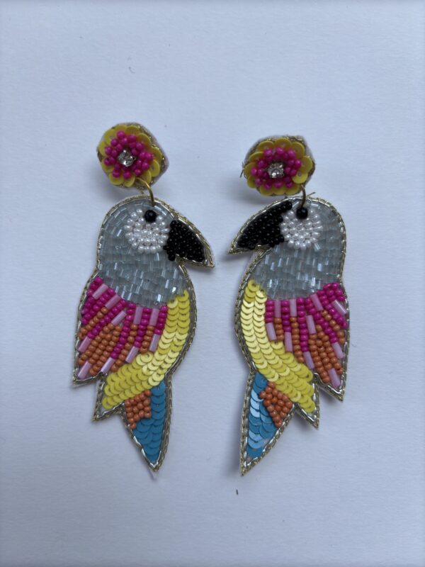 Beautiful Parrot Earrings