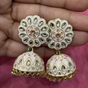 Riya Lotus Jhumkis