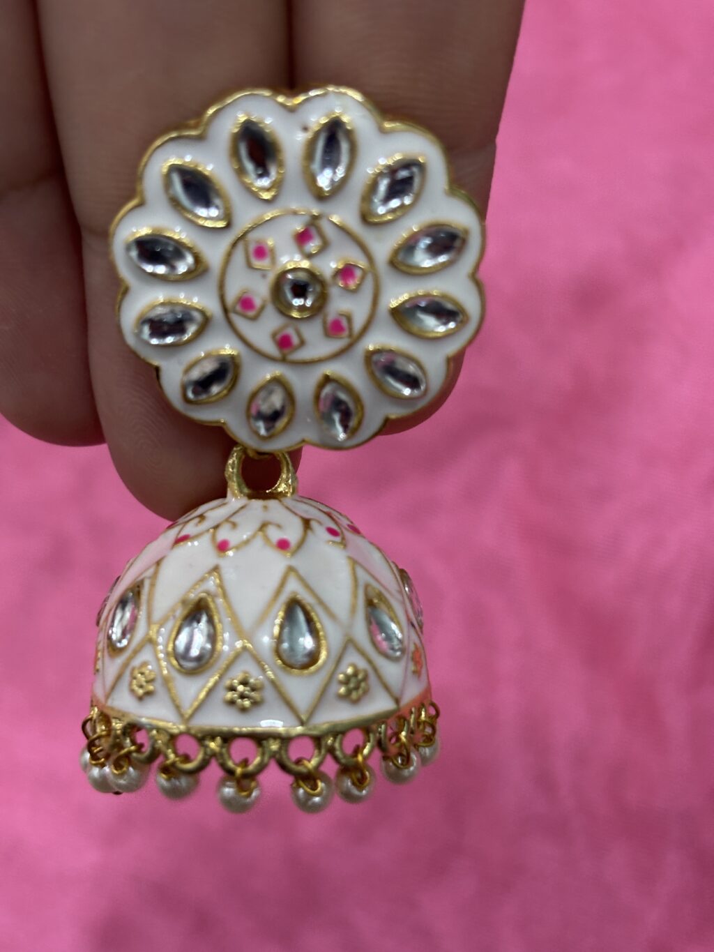 Riya Lotus Jhumkis - Image 2