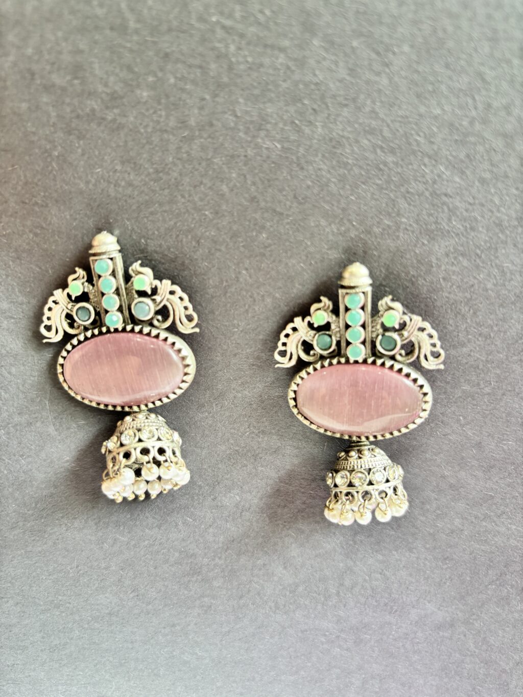Tanvi Crescent Leaf Danglers