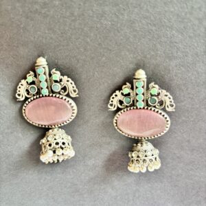 Tanvi Crescent Leaf Danglers
