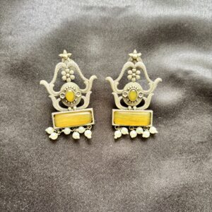 Gauri Temple Charm – Mustard Yellow