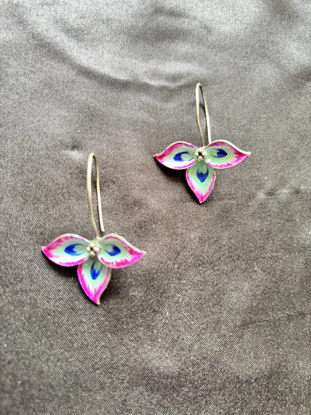 Nitya Aqua Butterfly Danglers