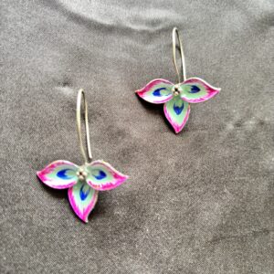 Nitya Aqua Butterfly Danglers
