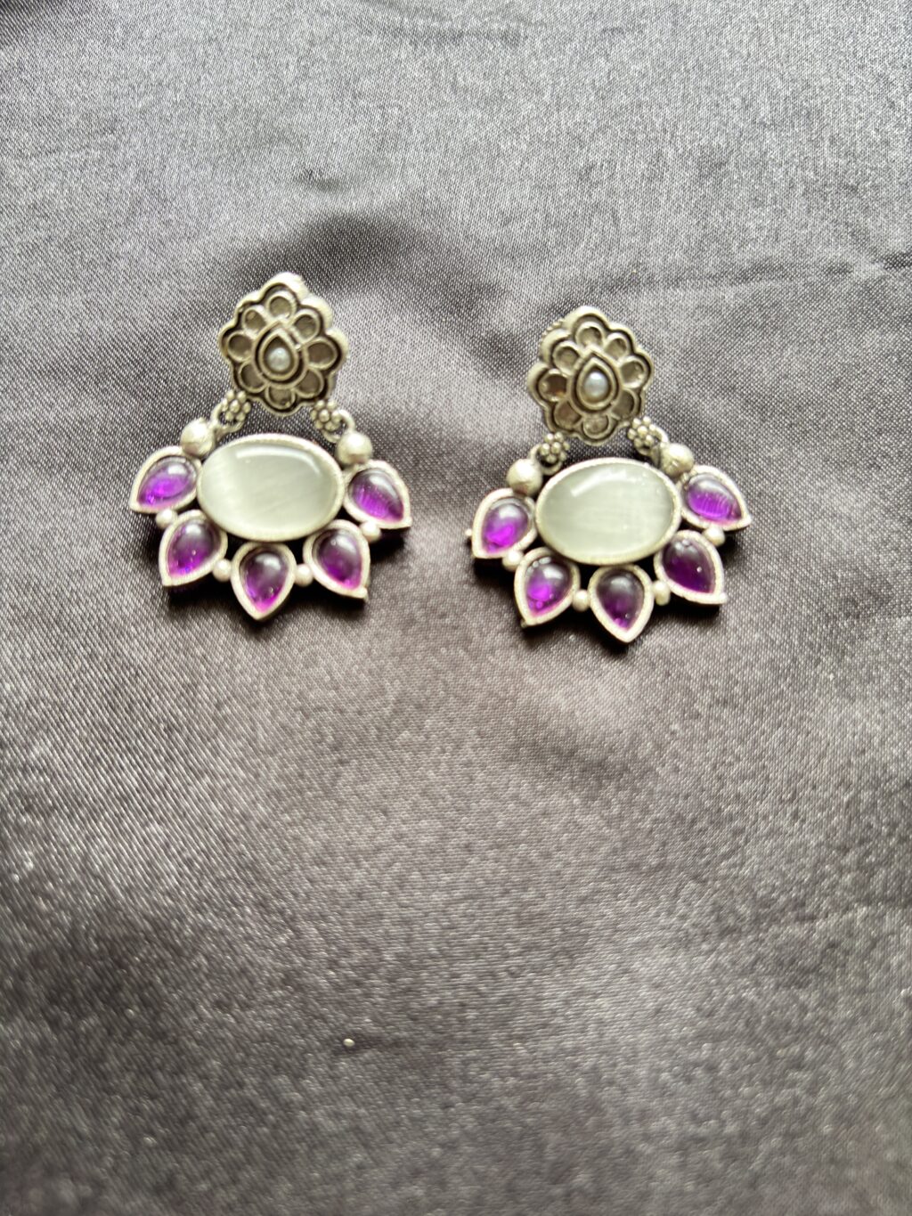 Nandini Floral Chime Drops - Purple
