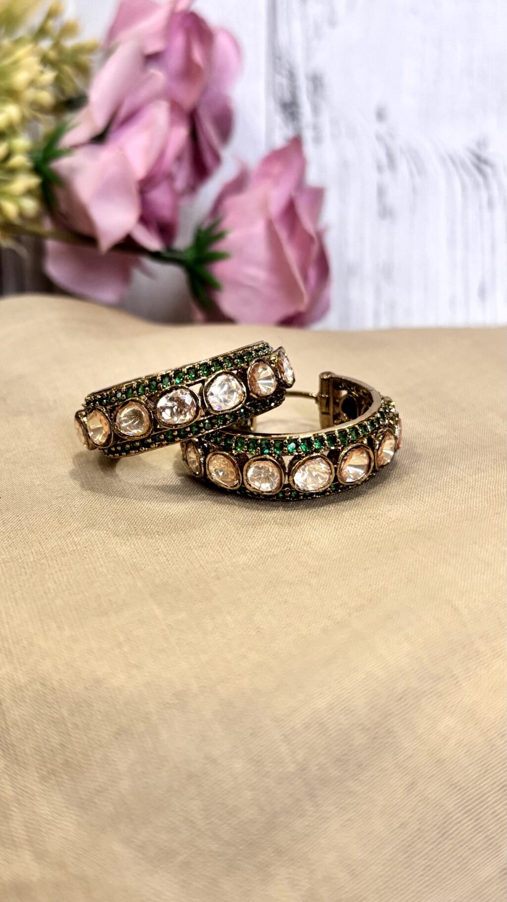 Devyani Pearl Hoops
