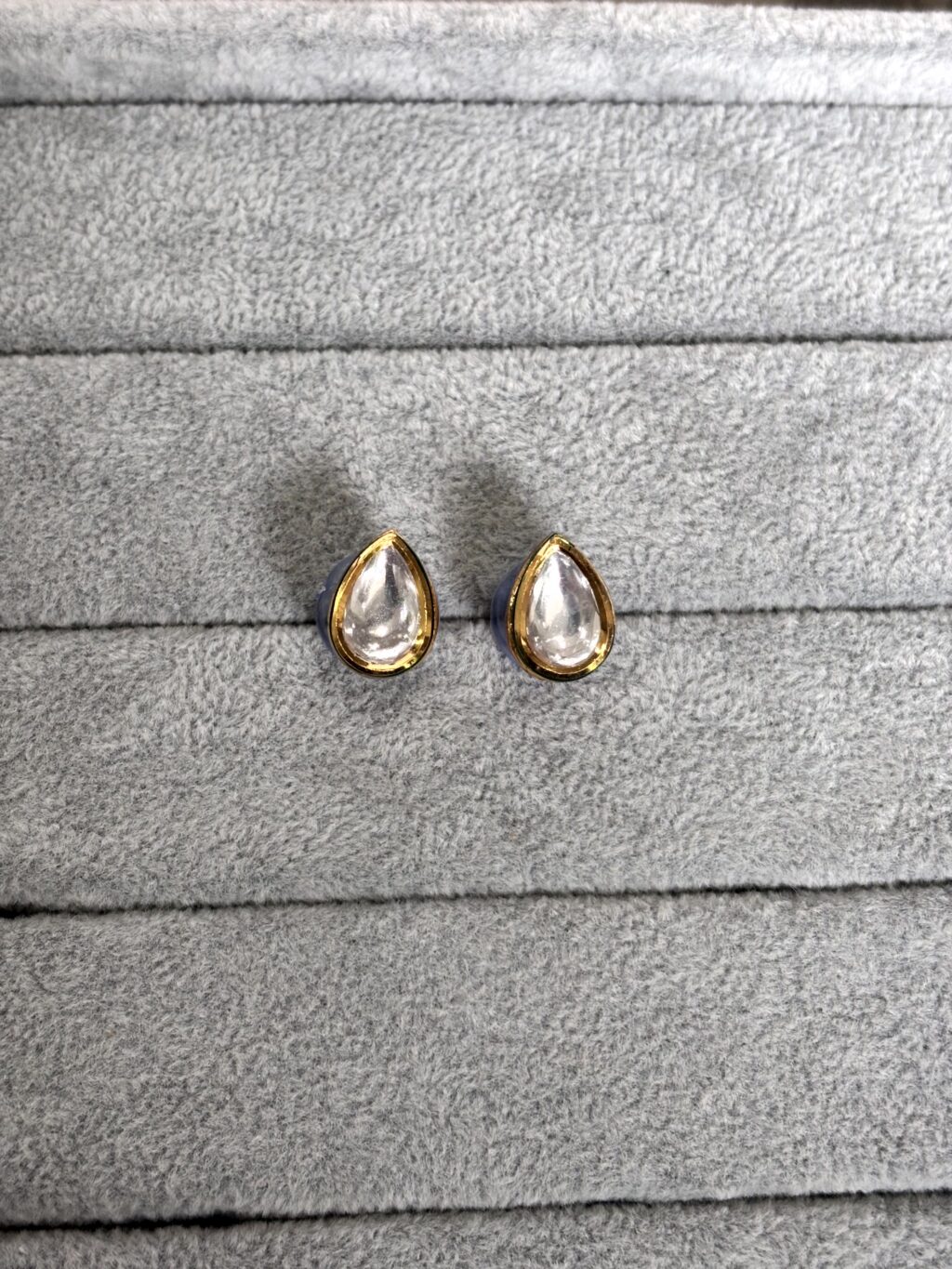 Mira Kundan Teardrop Earrings - Image 2