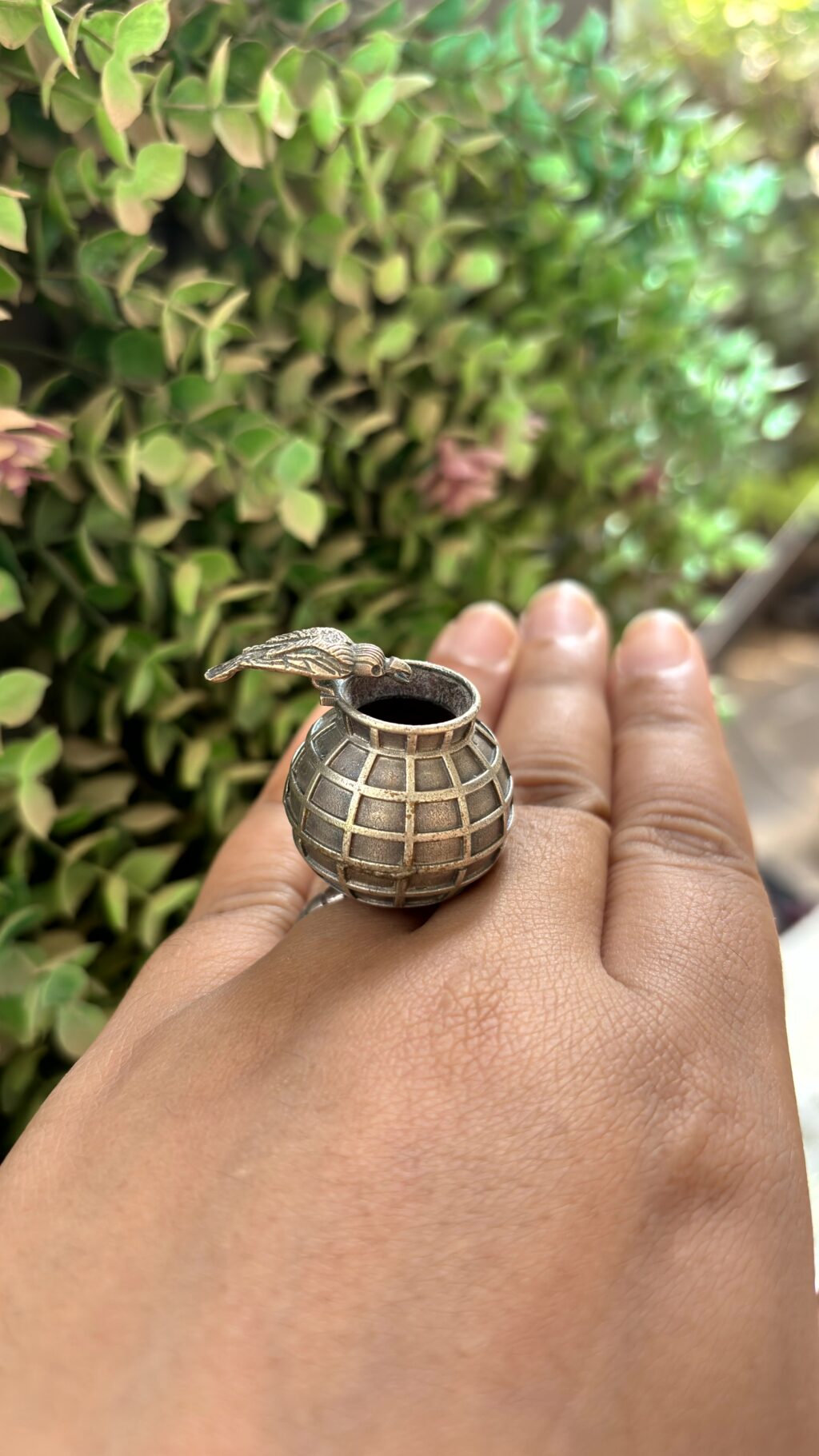 Thirsty Crow Oxidised Ring - Image 2