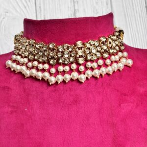 Aadhya Royal Moissanite Pearl Choker