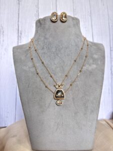 Anika Modern Moissanite Pendant Necklace