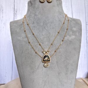 Anika Modern Moissanite Pendant Necklace