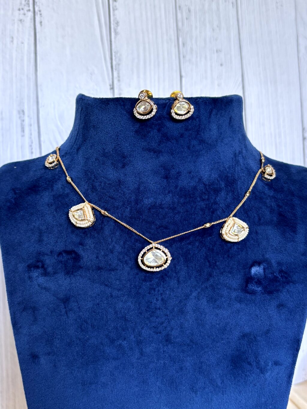 Ridhima Versatile Moissanite Necklace Set