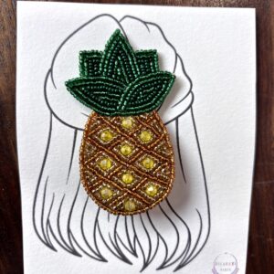 Pineapple Beaded Clip for Girls