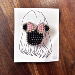 Minnie Mouse Beaded Clip for Girls