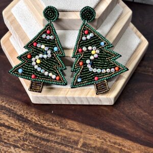 Christmas Tree Earrings (For Mom)