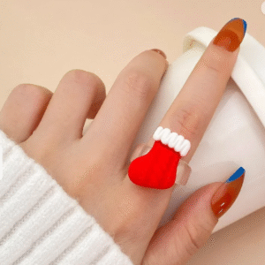 Christmas Boots Ring (For Mom)