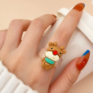 Christmas Elk Ring (For Mom)